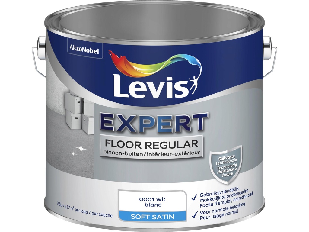 Levis Expert Floor Regular 0001 2,5l wit
