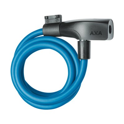 AXA KABELSLOT RESOLUTE 8MM 120CM PETROL BLAUW