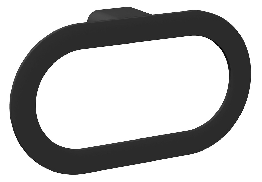 [823834] Allibert Loft-Game Handdoekring - Mat Zwart