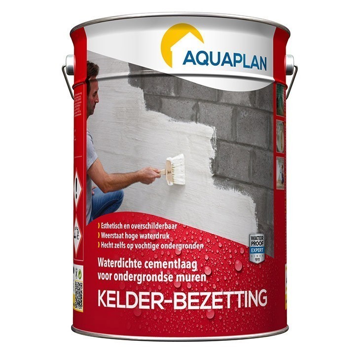 AQUAPLAN Kelder-Bezetting 5 Kg wit