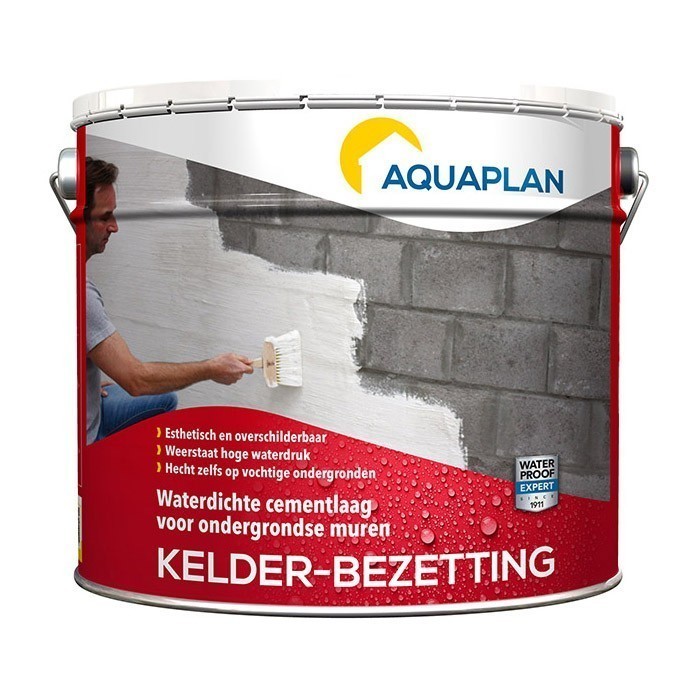 AQUAPLAN Kelder-Bezetting 10 Kg wit