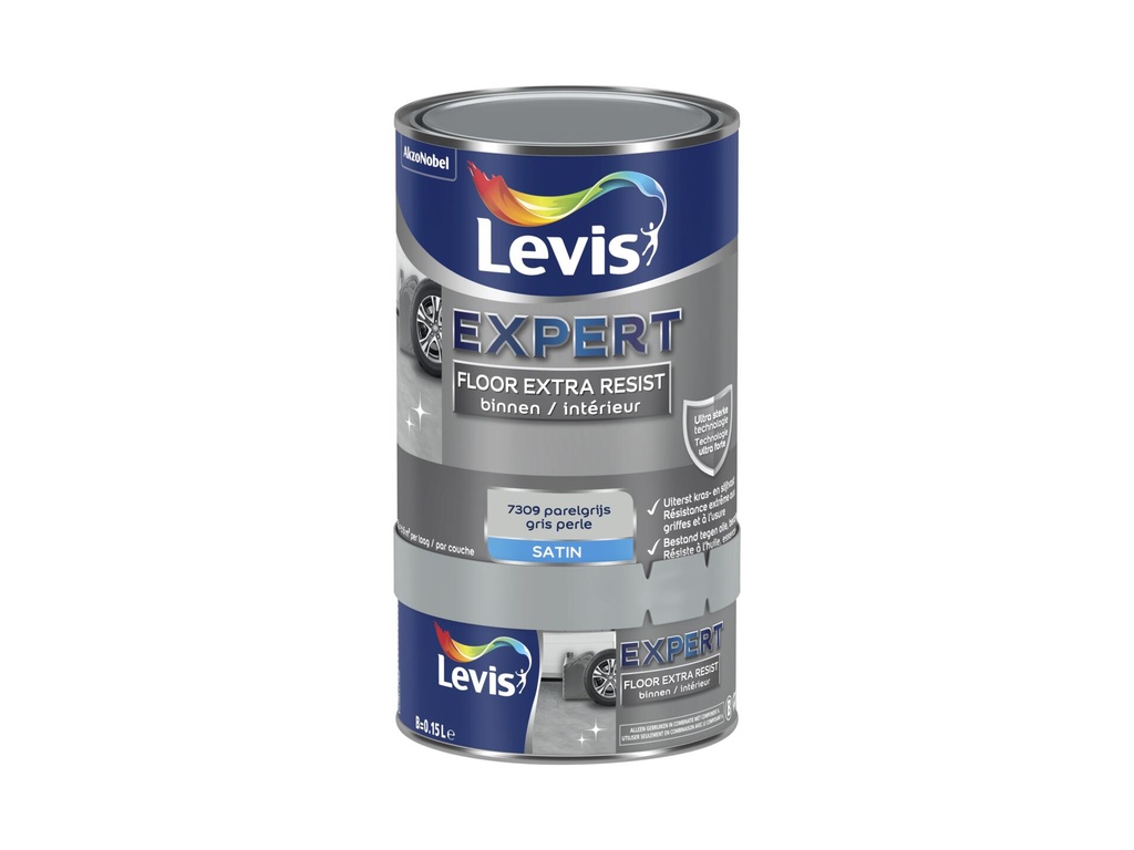Levis Expert Floor Extra Resist set 7309 750ml parelgrijs