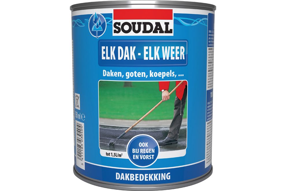 SOUDAL ELK DAK - ELK WEER GRIJS 750ML