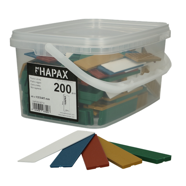 HAPAX assort. platte wiggen 22x95/200s
