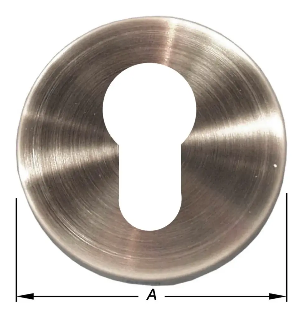 PROFIELCILINDERGATPLATEN RVS 2st