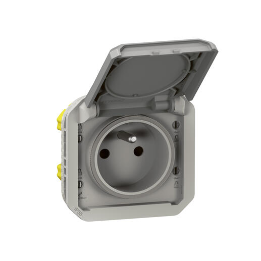 Legrand Plexo Stopcontact 2P+Aarding IP55