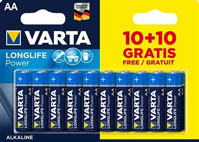 VARTA LONGLIFE POWER AA BATTERIJEN 10+10