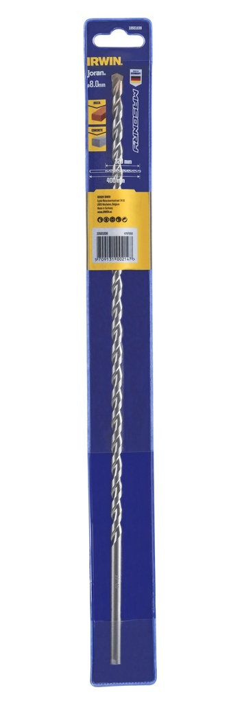 IRWIN Steenboor Ø8,0x400mm