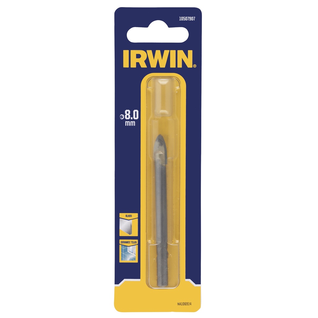 IRWIN Tegel/Glasboor Ø8,0mm