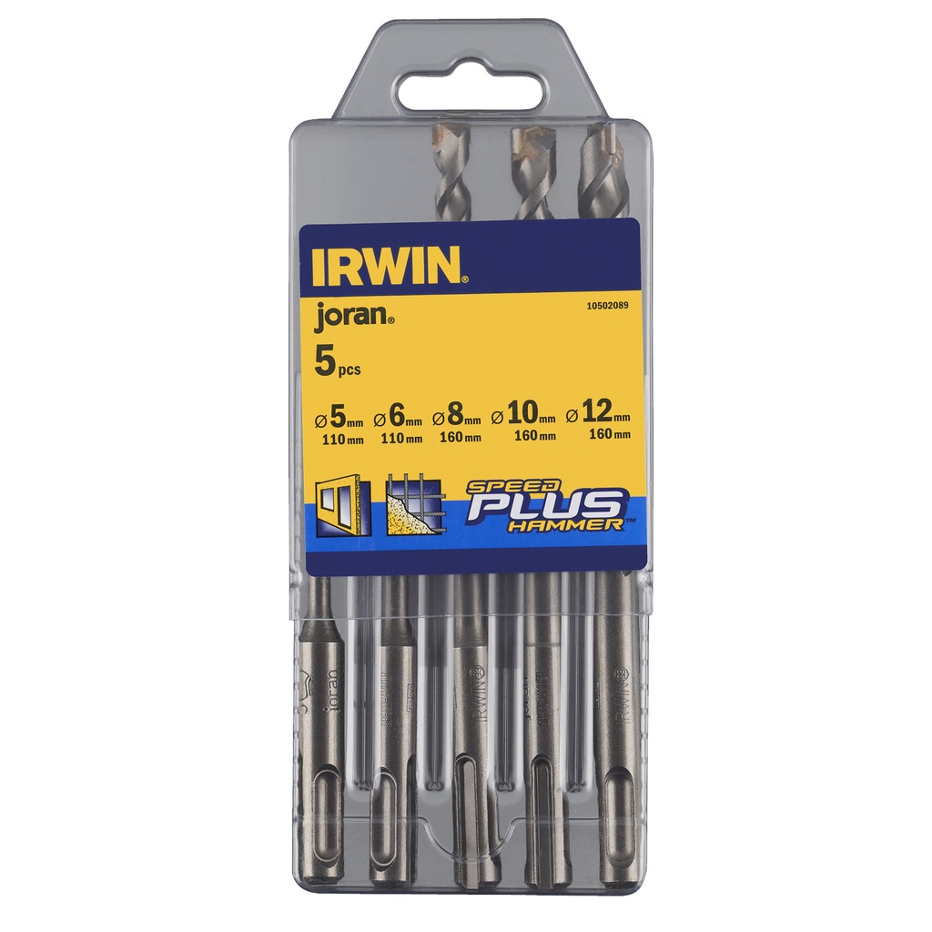 IRWIN SDS Plus Betonboor 5-delige Set Ø5/6/8/10/12mm