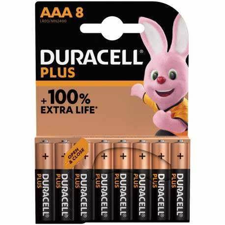 DURACELL AAA 100% 8-PACK