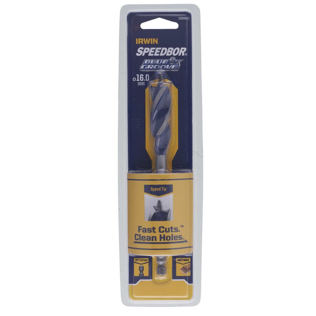 IRWIN Houtboor Blue Groove Ø16,0 X150mm
