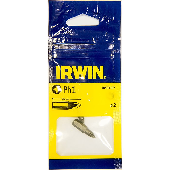 IRWIN Bits Ph1 - 25mm - 2 PCS