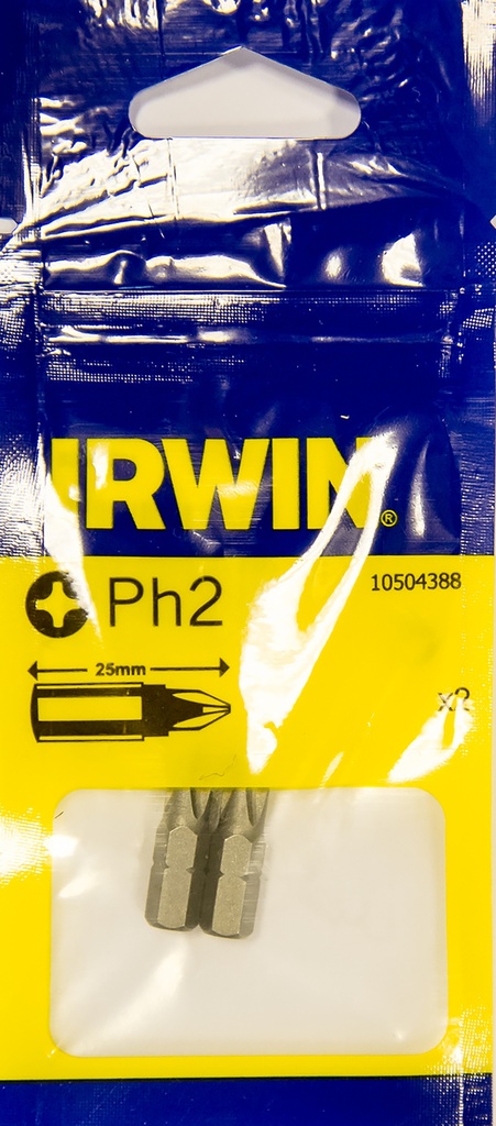 IRWIN Bits Ph2 - 25mm - 2 PCS