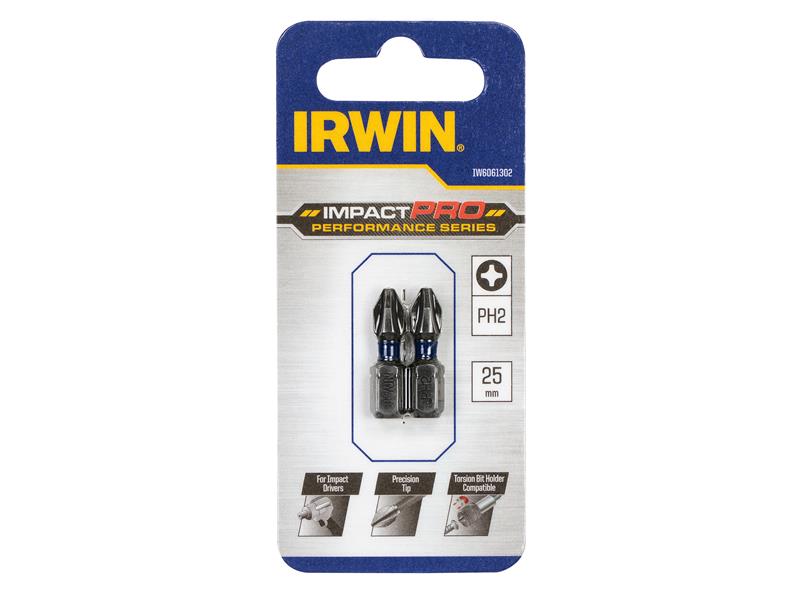 IRWIN Bits Impact Pro Ph2 - 25mm - 2 PCS