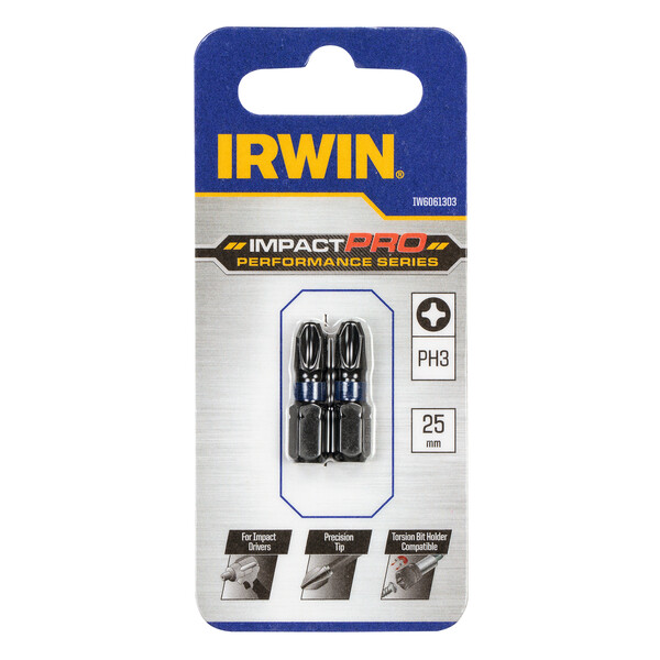 IRWIN Bits Impact Pro Ph3 - 25mm - 2 PCS