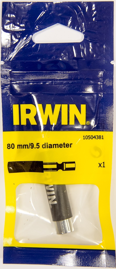 IRWIN Schroefbitgeleider 80mm met hex aansluiting