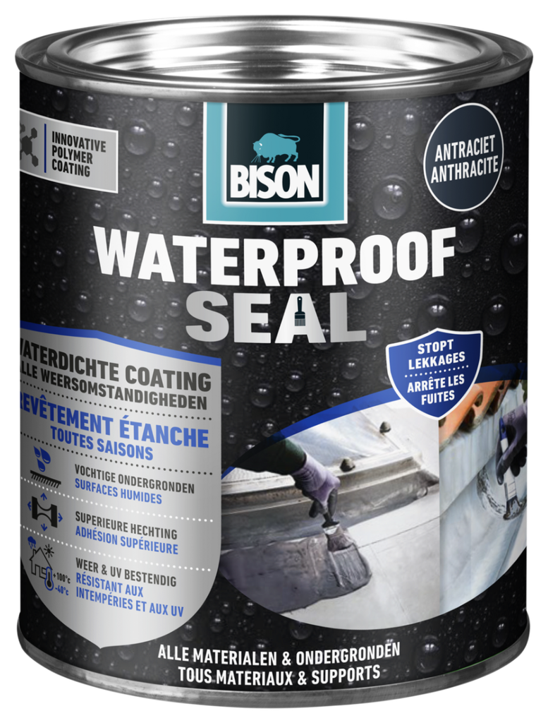 BISON WATERPROOF SEAL GRIJS 1KG