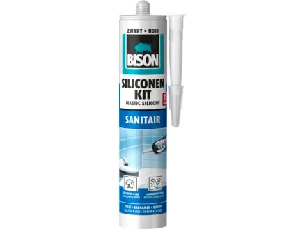 BISON SILICON SANITAIR ZWART 300ML
