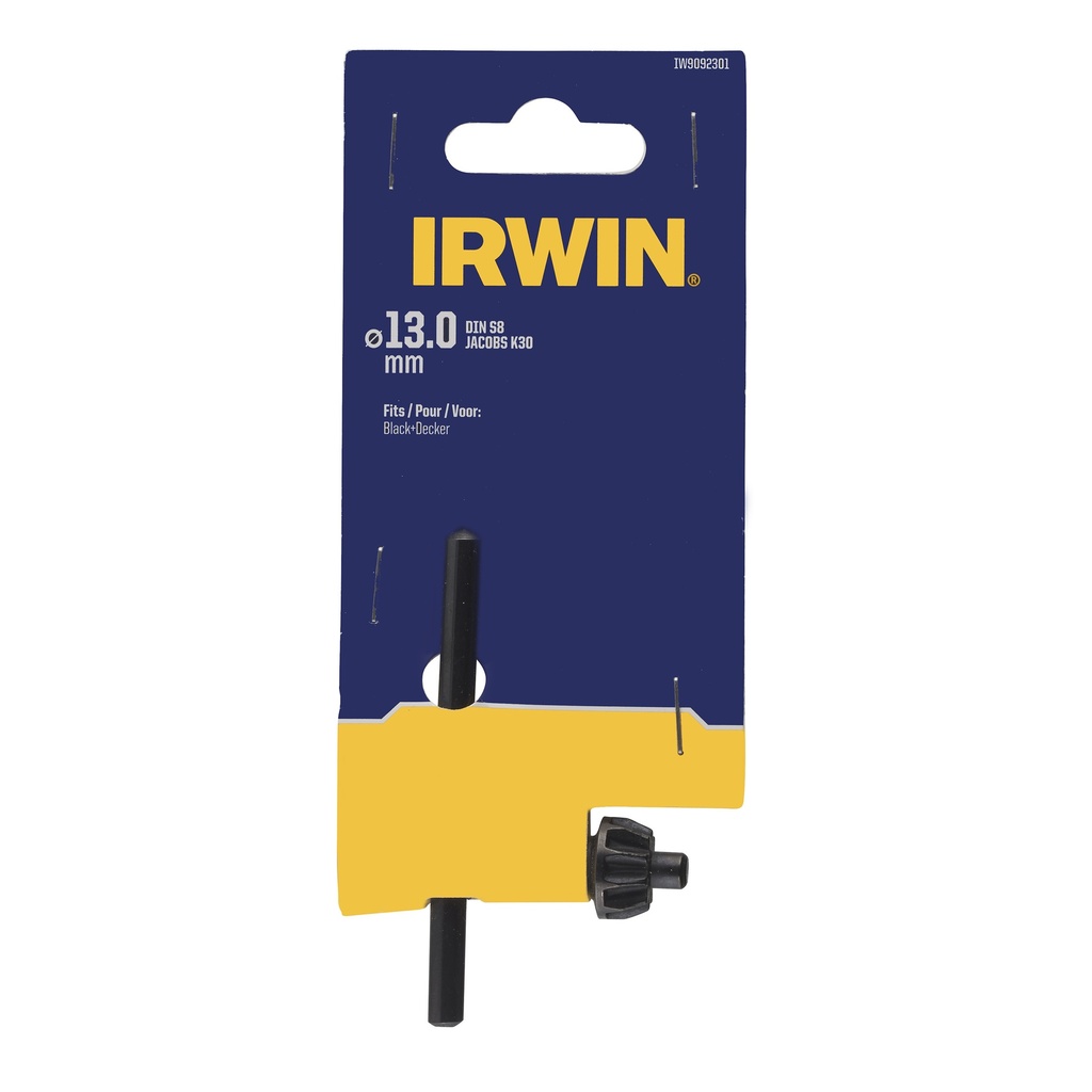 IRWIN Boorkopsleutel 13mm Voor Tandkransboorhouder