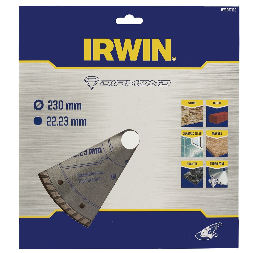 IRWIN Pro Performance Diamantzaagblad Voor Keramiek Ø230mm