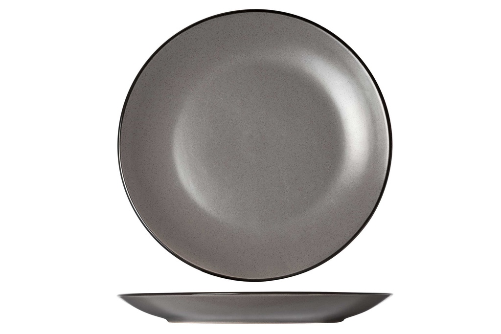 Speckle Grey Plat Bord Ø27cm