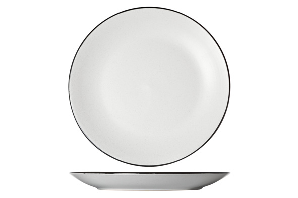 Speckle White Plat Bord Ø27cm