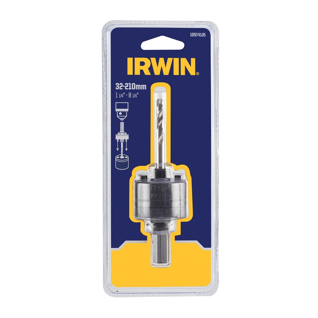 IRWIN Bi-Metalen Gatzaag booradapter Ø32 -152 mm