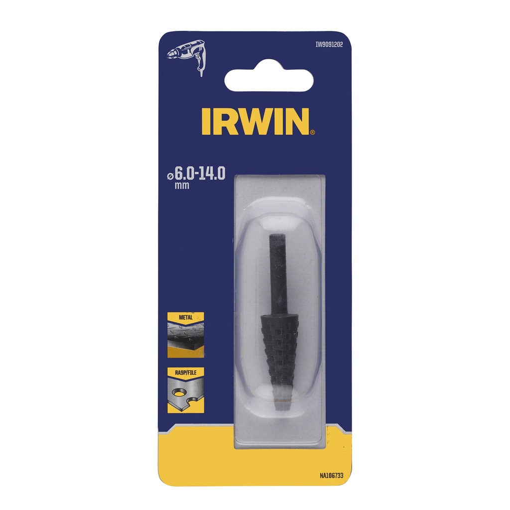 IRWIN Conische Rasp Ø4-16 mm. voor metaal