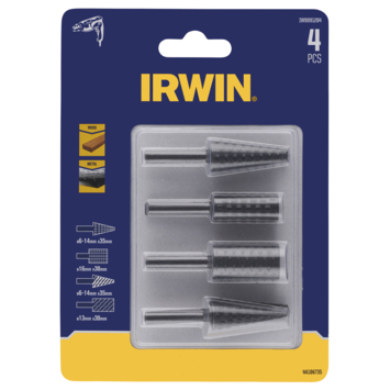 IRWIN Rasp Set 4PCS Conisch en Cilinder voor Hout en Metaal