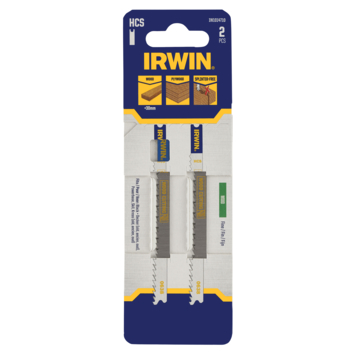 IRWIN Pro Performance Decoupeerzaagblad met U-aansluiting voor Hout, Spaanplaat en Mplex tot 30mm