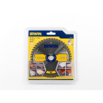 IRWIN Cirkelzaagblad MultiMat Ø160mm met Asgat 20mm 48T