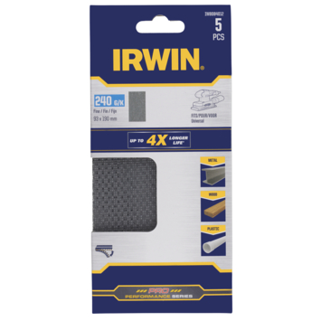 IRWIN Schuurgaas 190x93mm K240 Zelfklevend 5PCS