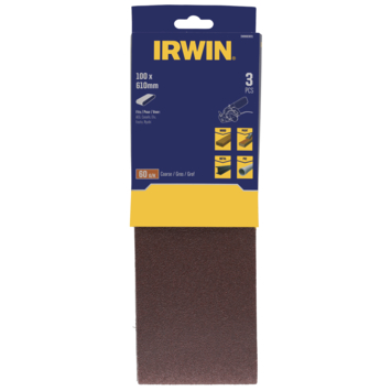 IRWIN Schuurband 100x610mm voor AEG K60 3PCS
