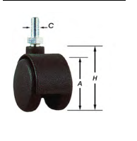 [1-1440-50] ZWENKWIELEN DUBB SCHROEFDR 50MM