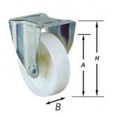 [1-1461-80] BOKWIEL WIT - POLY 80MM