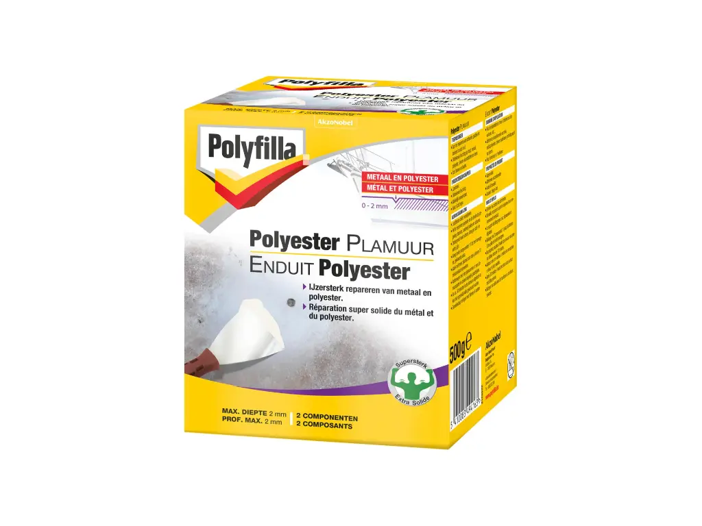 Polyfilla Polyester Plamuur 500g Wit
