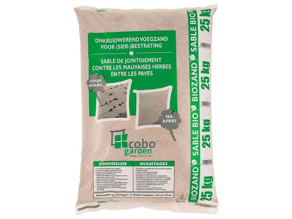 Biozand  Onkruidwerend Voegzand 25Kg