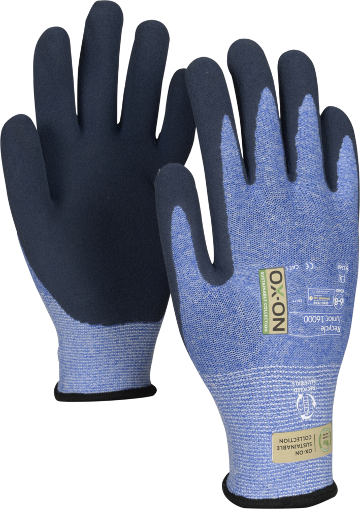 OX-ON WERKHANDSCHOEN JUNIOR 16000 BLAUW 6J/8J