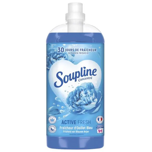 Soupline Wasverzachter 91sc / 2l Active fresh Frisheid van Blauwe Anjer