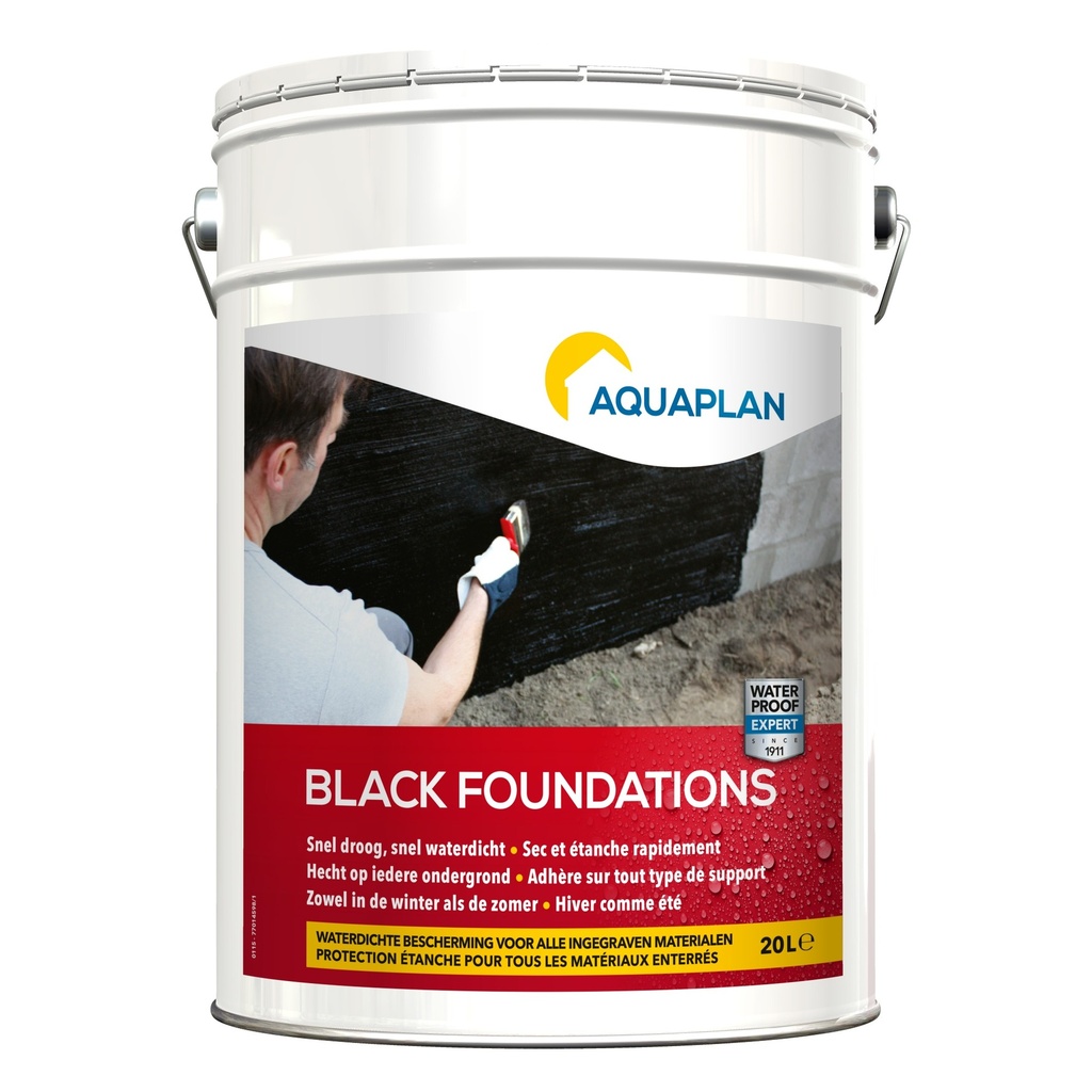 AQUAPLAN Black Foundations 20L