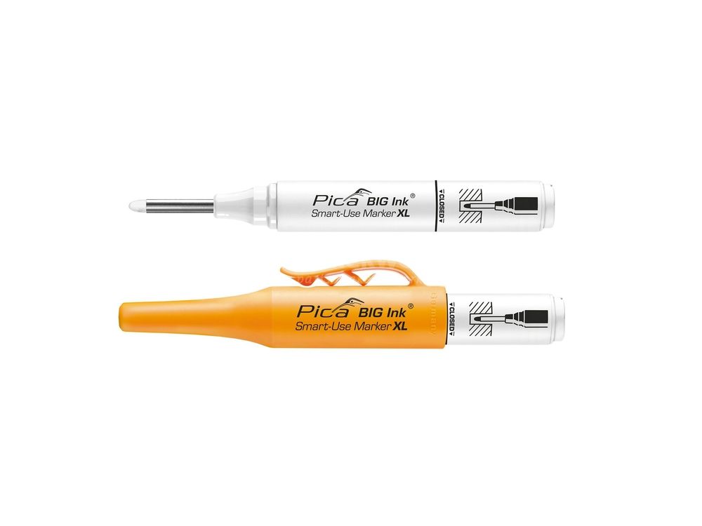 Pica Markeerstift Voor Diepe Gaten XL Rood Wit