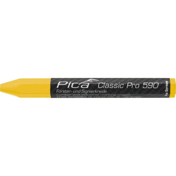 Pica Bos- en Industrieel Krijt PRO 12x120mm Geel