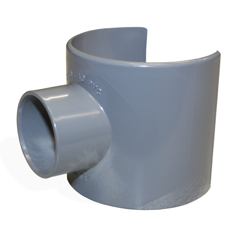 Sanitair Zadel Grijs Ø75-80 / Ø40