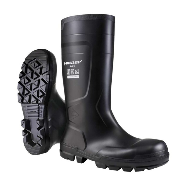 Dunlop Work-It Full Safety Black Laars 45