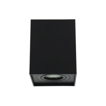 Prolight Tussio LED plafondspot GU10 15W vierkant zwart