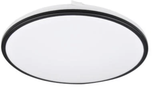 Prolight LED plafondlamp rond 18W zwart