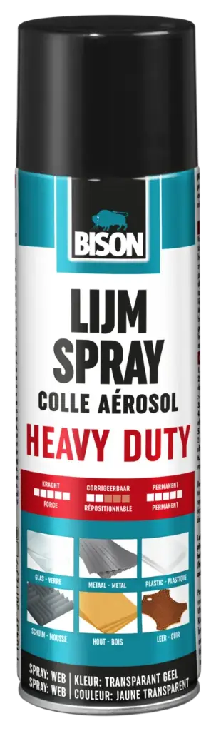 BISON LIJMSPRAY Heavy Duty 500ML