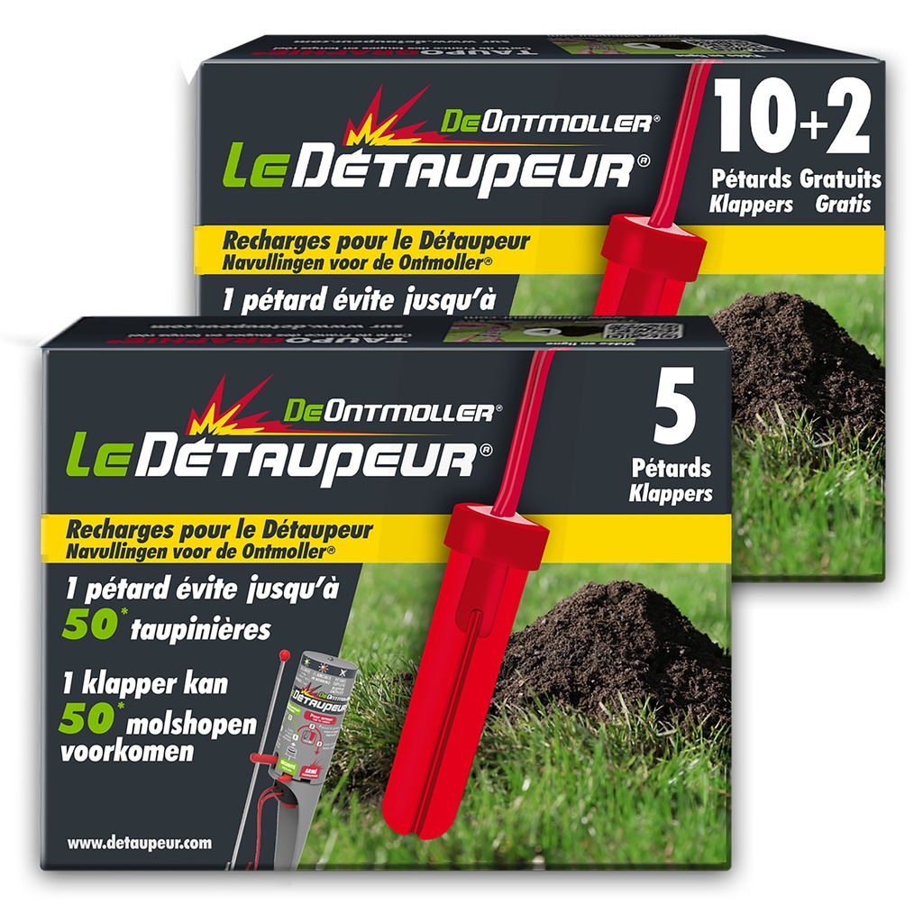 Eradic Ontmoller Klappers 10+2 GRATIS