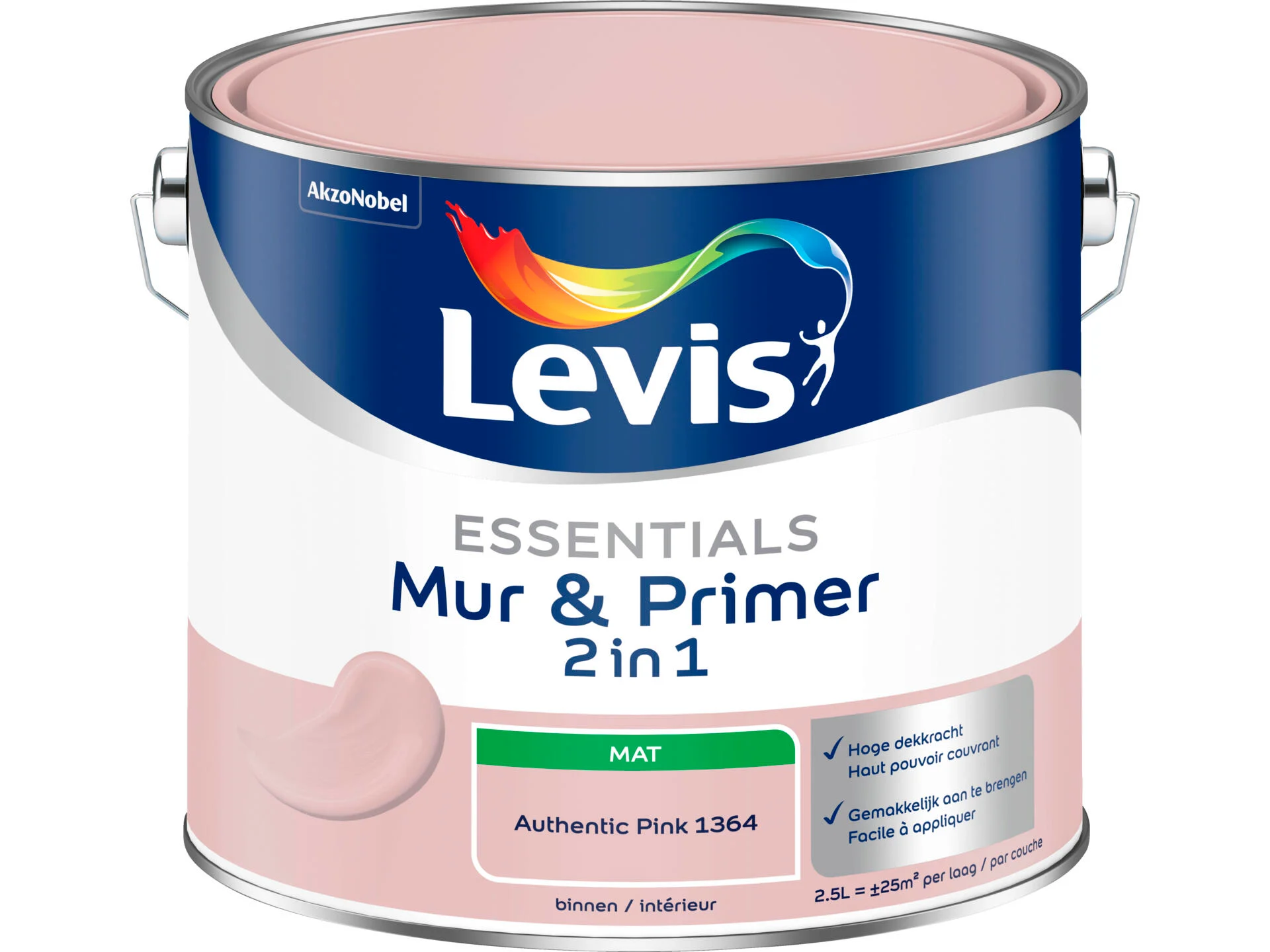Levis Essentials Mur&Primer 2.5L Authentic Pink 